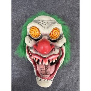 Vtg Don Post  SCARY KILLER CLOWN HALLOWEEN LATEX MASK  HORROR